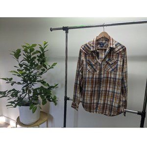 Old Navy - Plaid shirt with buttoned pockets - Medium